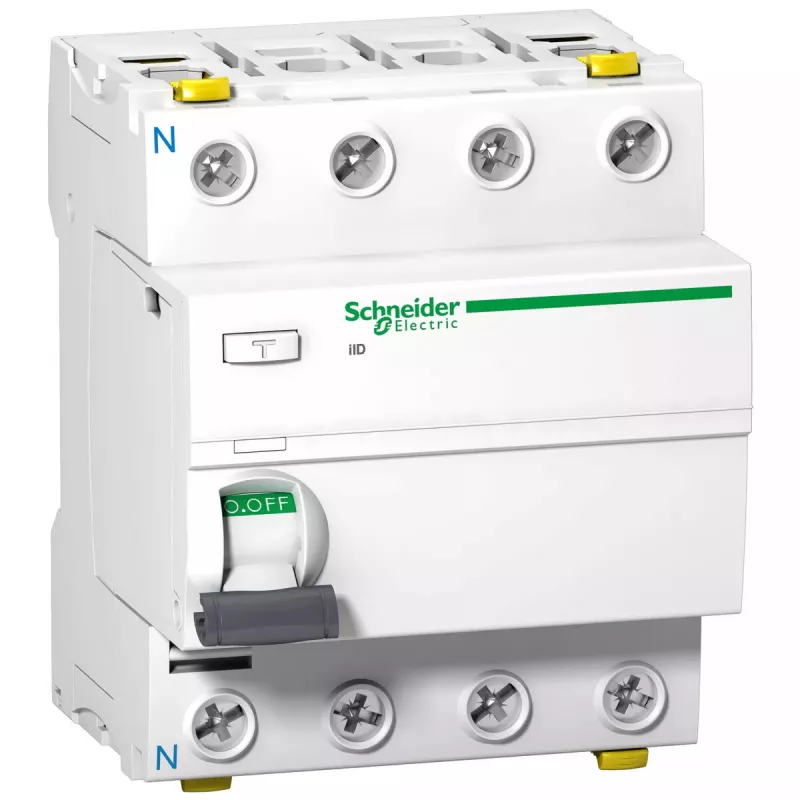 Noplūdes strāvas aizsardzības ierīce Schneider Electric A9Z21425, A tips, 25 A, 380–415 V, 1500 A pārrāvuma jauda