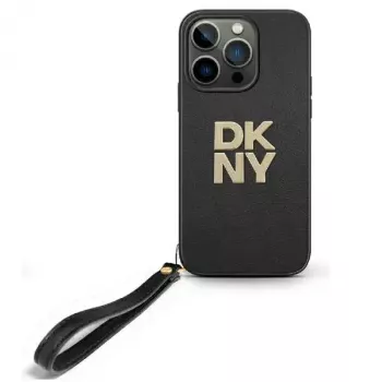 Cietais vāciņš DKNY DKHCP16XPBSWSK iPhone 16 Pro Max 6,9 collas — melns ar plaukstas siksniņu