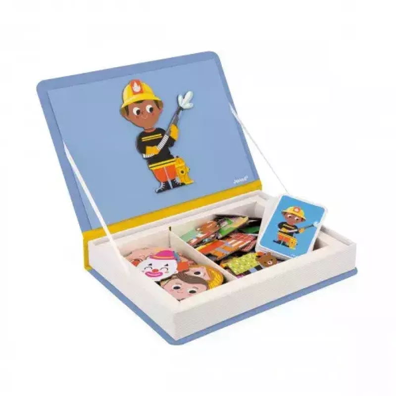 JANOD Magnetibook Profesijas Ieteicamais vecums 3 līdz 6 gadi Kartons Zils