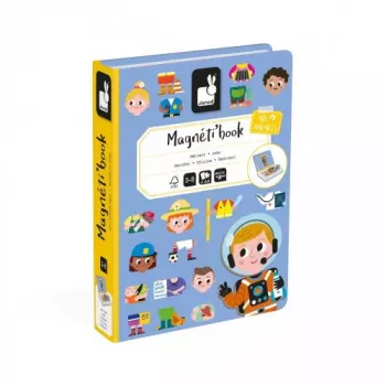 JANOD Magnetibook Profesijas Ieteicamais vecums 3 līdz 6 gadi Kartons Zils