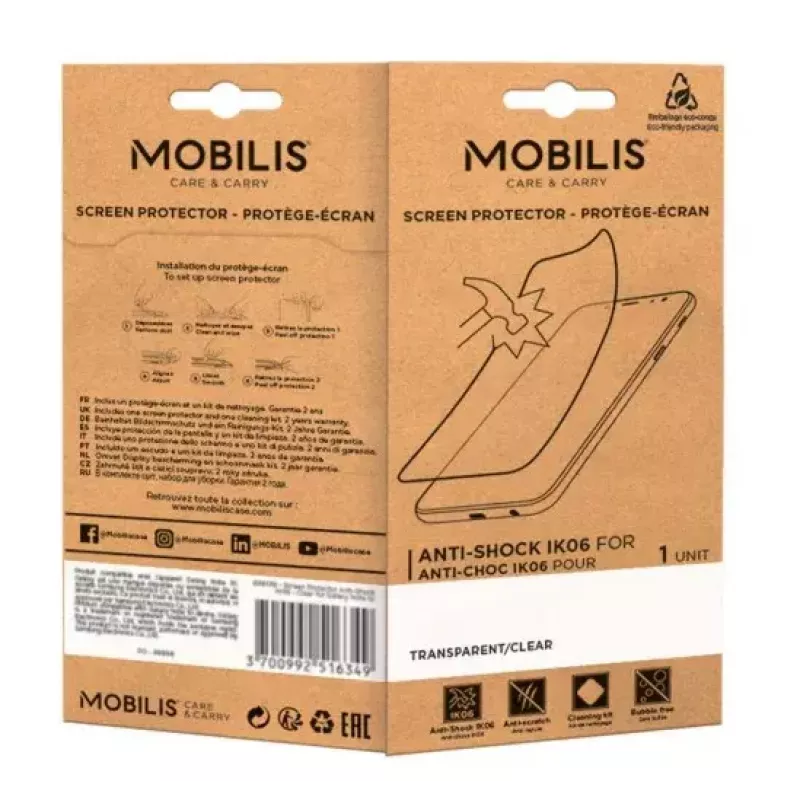 Ekrāna aizsargplēve Mobilis 036289 Samsung Galaxy A14 4G 5G Caurspīdīga