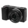 Kompakta kamera AgfaPhoto Realishot C110 — 24 MP, 1/3,06 collu CMOS, 3x optiskā tālummaiņa, 4K, Wi‑Fi, 2,8 collu skārienekrāns, melna
