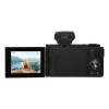 Kompakta kamera AgfaPhoto Realishot C110 — 24 MP, 1/3,06 collu CMOS, 3x optiskā tālummaiņa, 4K, Wi‑Fi, 2,8 collu skārienekrāns, melna