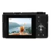 Kompakta kamera AgfaPhoto Realishot C110 — 24 MP, 1/3,06 collu CMOS, 3x optiskā tālummaiņa, 4K, Wi‑Fi, 2,8 collu skārienekrāns, melna