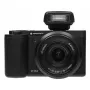 Kompakta kamera AgfaPhoto Realishot C110 — 24 MP, 1/3,06 collu CMOS, 3x optiskā tālummaiņa, 4K, Wi‑Fi, 2,8 collu skārienekrāns, melna