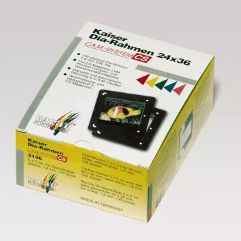 Slide Mounts Kaiser Fototechnik C.A.M./CS 5x5 cm Melns
