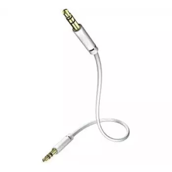 Audio kabelis Inakustik 0.5m Star MP3 3.5mm 2 x RCA Balts