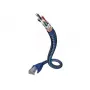 Tīkla kabelis Inakustik 00480303 RJ-45 Cat6 3 m Zils Sudraba