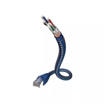 Tīkla kabelis Inakustik 00480305 RJ-45 Cat6 5 m Zils Sudraba