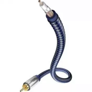 Audio mono kabelis inakustik Premium SUB 5.0 m — 1x mono pieslēgums, 5.0 m garums