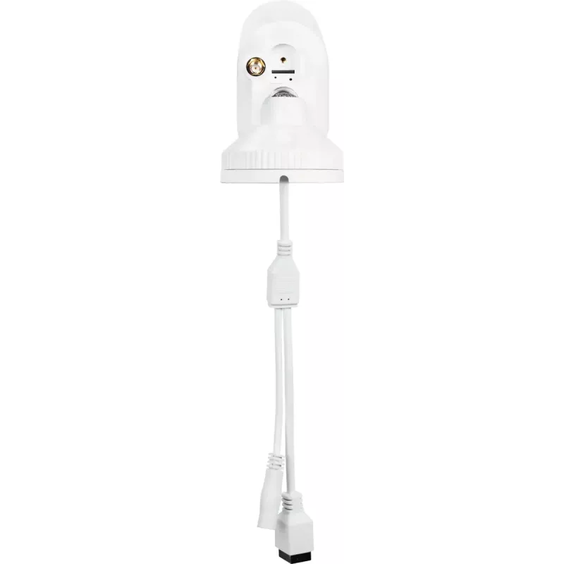 Kupolveida IP drošības kamera ABUS PPIC54520 Āra Vadu un bezvadu 4K 3840x2160 4 mm objektīvs 85° horizontāli 1 lx balta
