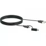 USB kabelis Schwaiger CK 3112 USB 2.0 1m USB A Micro-USB B Melns