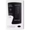Tīkla kabeļu testeris Schwaiger NWM1 531 RJ-11 RJ-45 Melns Balts