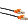 Tīkla kabelis Schwaiger CKO7050 531 RJ-45 Cat7 5 m Melns Oranžs
