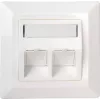 Leņķa savienotājs Schwaiger NKSD2 532 Balts RJ-45