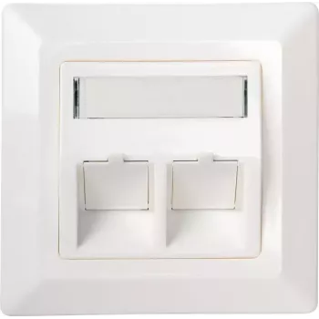 Leņķa savienotājs Schwaiger NKSD2 532 Balts RJ-45