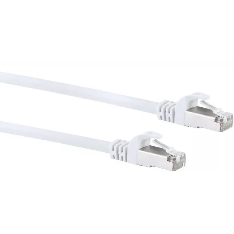 Tīkla kabelis SCHWAIGER CKB6300 052 — Cat6 SF/UTP (S-FTP), RJ-45 uz RJ-45, 30 m, balts