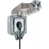 Kontaktligzda Schwaiger SOAD0100 pelēka IP66 230V 16A