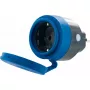 Kontaktligzda Schwaiger SOAW0044 zila pelēka IP44 230V 16A