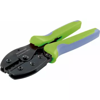 Kabeļu spiedējs Schwaiger SOZG0100 melns zils zaļš 444g