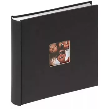 Fotoalbums Walther Design FUN Melns 200 loksnes 10 x 15