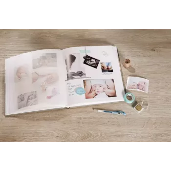 Walther Design Baby Dreamtime fotoalbums Brūna Roze 50 ieliktņi