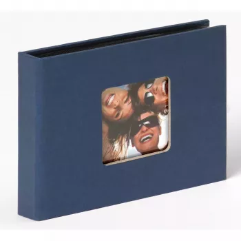 Walther Mini ieliekamais fotoalbums Fun zils 36 lapas