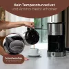 Pilienveida kafijas automāts BOMANN KA6066CB 1,2 l ūdens tvertne, 10 krūzes, melns un nerūsējošais tērauds
