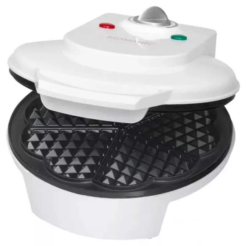 Vafeļu panna Bomann WA 5018 CB 1 vafele 1200 W balta