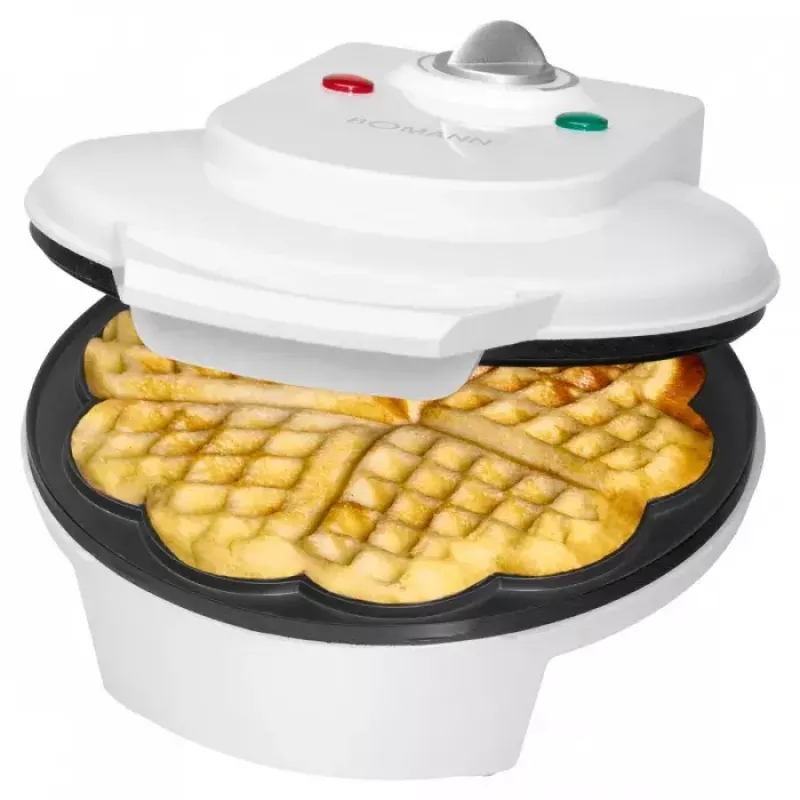 Vafeļu panna Bomann WA 5018 CB 1 vafele 1200 W balta