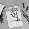 Fineliner Schneider Schreibgeräte Pictus melns zils zaļš sarkans 5 gab.
