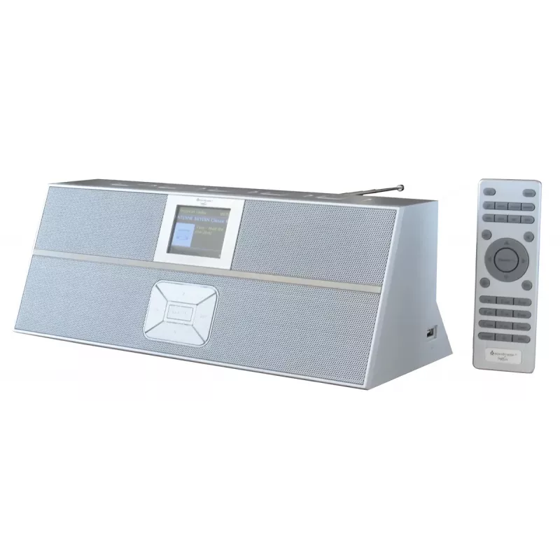 Interneta radio Soundmaster IR3300SI — Digitālais uztvērējs, DAB+ un FM, 20 W RMS, daudzkrāsu TFT displejs, USB-A, pelēks