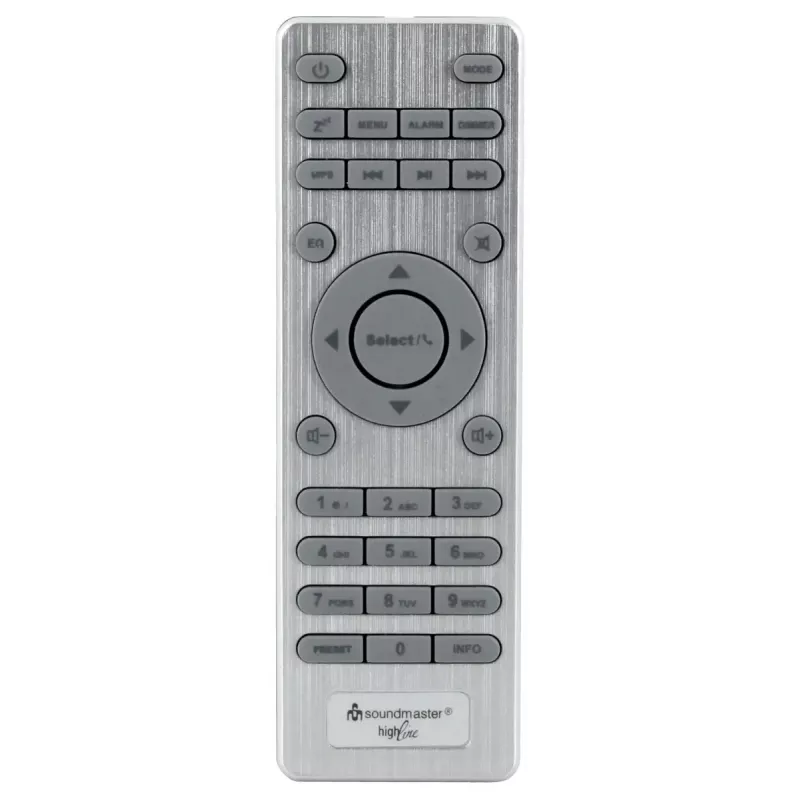 Interneta radio Soundmaster IR3300SI — Digitālais uztvērējs, DAB+ un FM, 20 W RMS, daudzkrāsu TFT displejs, USB-A, pelēks