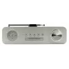 Soundmaster DAB700WE — analogā & digitālā radio (DAB+, FM), 12 W RMS, LCD 2.9 collas, MicroSD, sudraba/balts