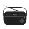 Portatīvais radio Soundmaster DAB280 — DAB+, FM, analogais un digitālais, 1,2 W, melns, maiņstrāvas/bateriju barošana