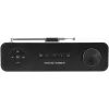 Personālais radio Soundmaster DAB700SW — analogais un digitālais uztvērējs, DAB+ / FM, 12 W, 2,9 collu LCD, MicroSD, melns
