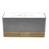Pulksteņradio Soundmaster UR630WE — FM/PLL/UKW, 6 W RMS, pelēks/balts, maiņstrāvas un AAA bateriju darbināms