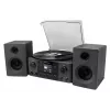 Mājas audio sistēma Soundmaster MCD1950SW — 20 W RMS, DAB+/FM, CD/MP3 atskaņošana, 3,5 mm aux, maiņstrāvas barošana (melna)