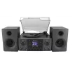 Mājas audio sistēma Soundmaster MCD1950SW — 20 W RMS, DAB+/FM, CD/MP3 atskaņošana, 3,5 mm aux, maiņstrāvas barošana (melna)