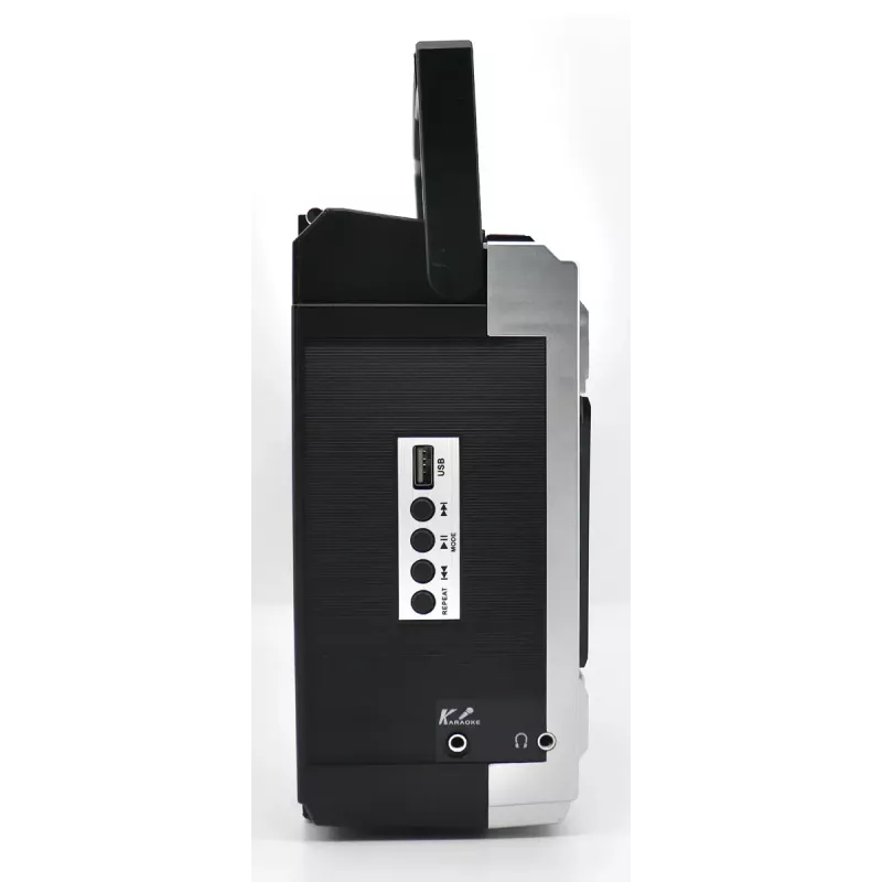 Pārnēsājams kasešu atskaņotājs Soundmaster RR20SI — FM/MW/SW radio, 3 W RMS, 3,5 mm austiņas, melns/sudraba