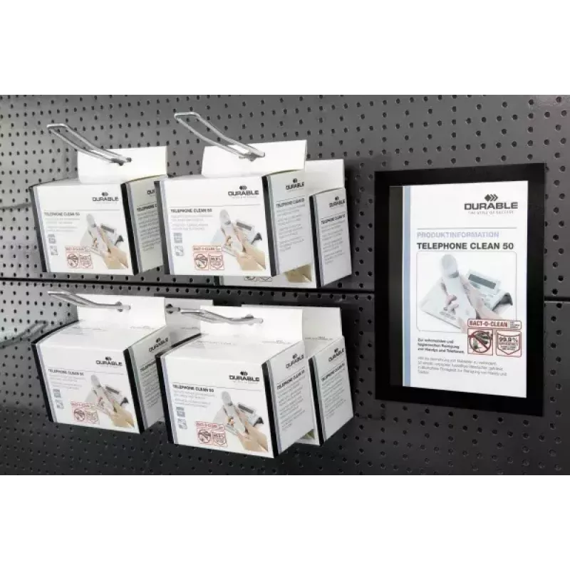 Magnētisks rāmis Durable DURAFRAME A5 melns