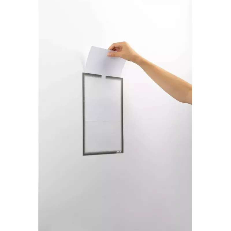 Dokumentu turētājs Durable 400657 A4 pelēks 236x323 mm 5 gab.