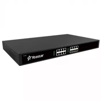 Yeastar TA1600 tīkla vārteja/kontrolieris 10 100 Mbit/s Melns Statīva montāža 1U