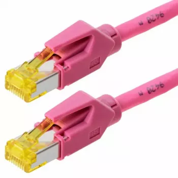 Tīkla kabelis Helos 120086 fuksīna 3 m Cat6a S/FTP