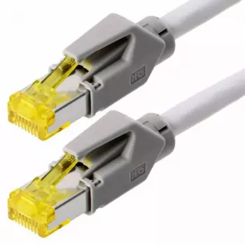 Tīkla kabelis Helos 151871 0.3 m Cat6a S/FTP pelēks