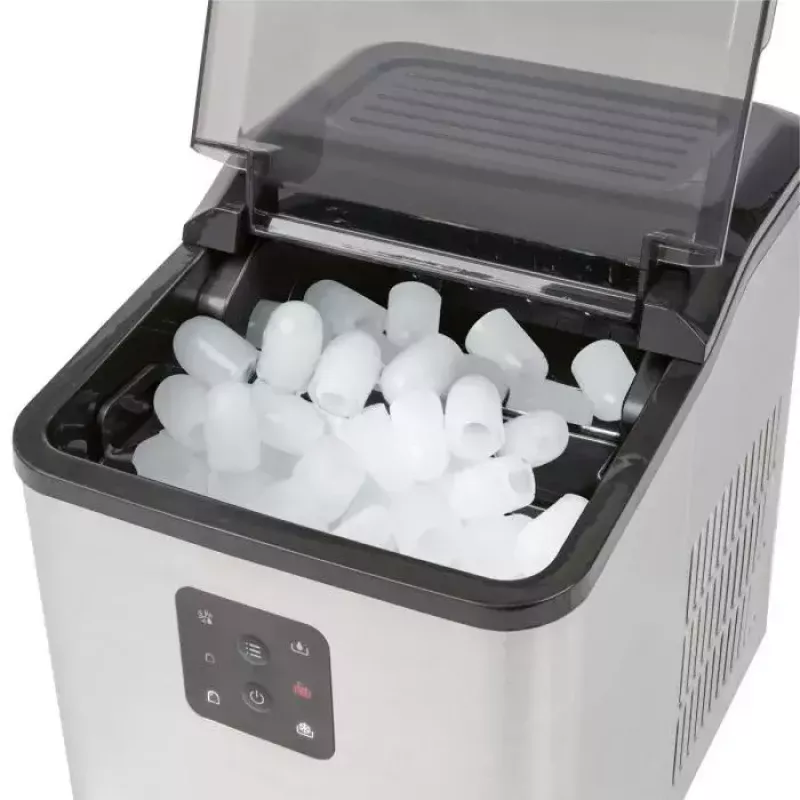Ledus kubiņu gatavotājs ProfiCook PC-EWB 1253 — 12 kg/24h, 1,5 L tvertne, 2 kubiņu izmēri, 120 W, melns/pelēks