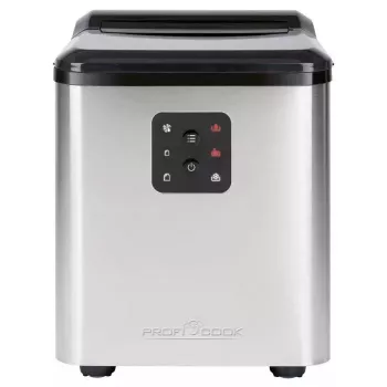 Ledus kubiņu gatavotājs ProfiCook PC-EWB 1253 — 12 kg/24h, 1,5 L tvertne, 2 kubiņu izmēri, 120 W, melns/pelēks