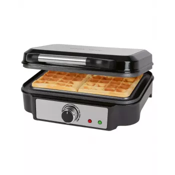 Vafeļu cepējs ProfiCook PC-WA 1240 2 vafeles 1000 W melns nerūsējošais tērauds
