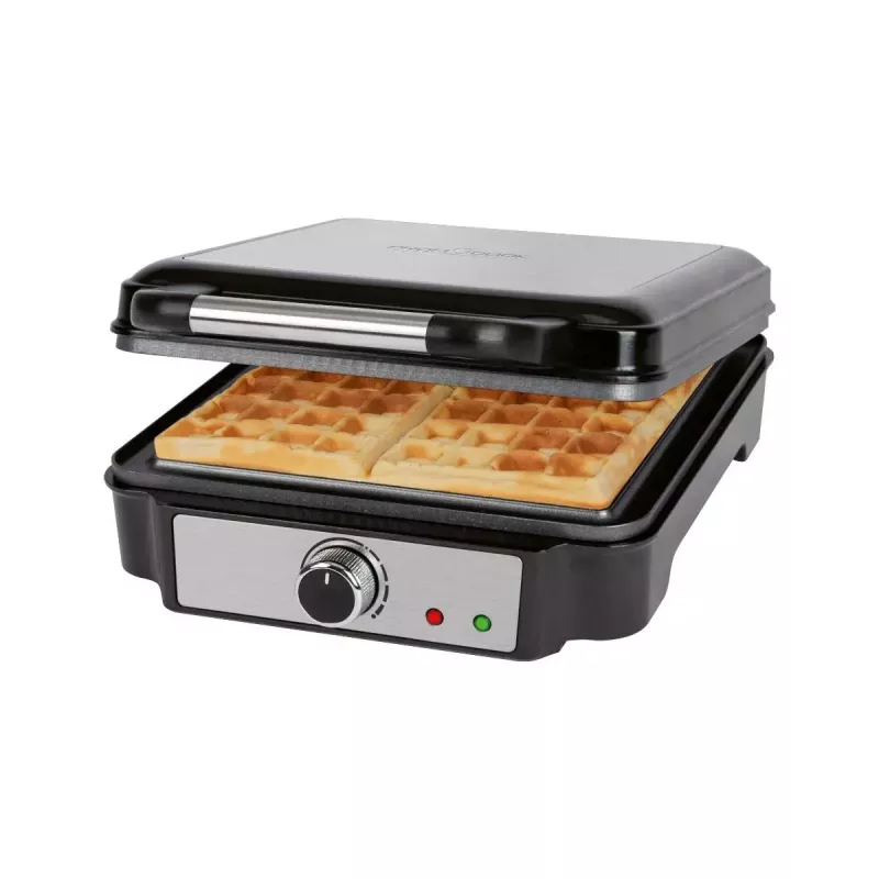 Vafeļu pannas automāts ProfiCook PC-WA 1241 4 vafeles 1200 W melns nerūsējošais tērauds