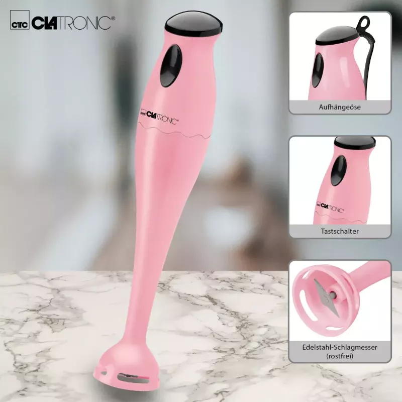 Gatavošanas blenderis Clatronic 263922 Rozā